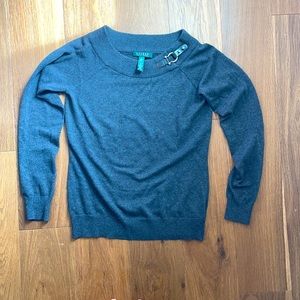 Soft Ralph Lauren Sweater with Hardware detail